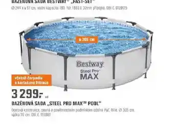 OBI Bazénová sada steel pro max pool nabídka