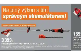 OBI Víceúčelové nářadí aku einhell nabídka
