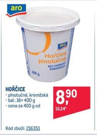 Makro Hořčice 400 g nabídka
