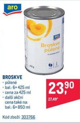 Makro Broskve nabídka