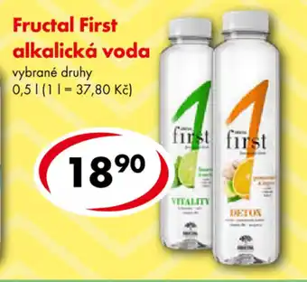 CBA Fructal First alkalická voda 0,5 l nabídka