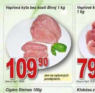 Lidl Vepřová kýta bez kosti nabídka