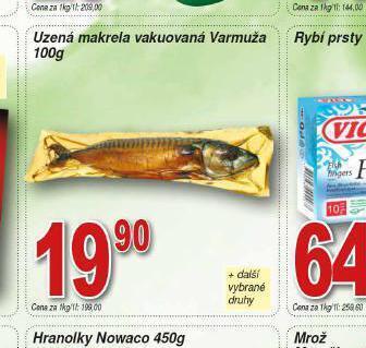 Lidl Uzená makrela nabídka