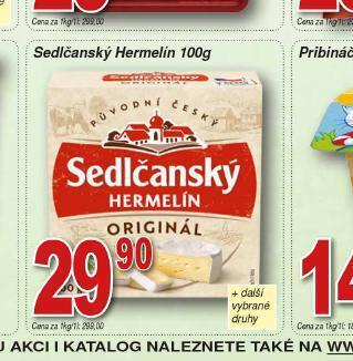 Lidl Sedlčanský hermelín nabídka