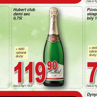 Lidl Hubert club demi sec nabídka