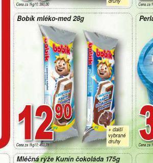 Lidl Bobík mléko-med nabídka