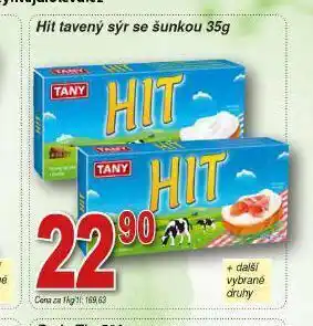 Lidl Hit tavený sýr se šunkou nabídka