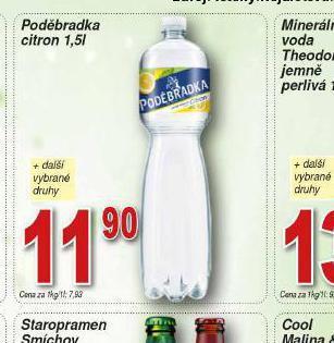 Lidl Poděbradka citron nabídka