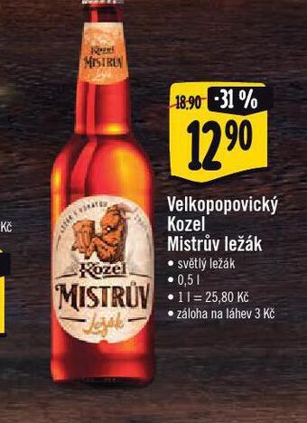 Jip Velkopopovický kozel mistrův ležák nabídka