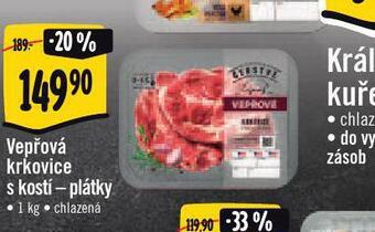 Jip Vepřová krkovice s kostí - plátky nabídka
