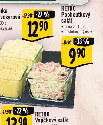Jip Retro pochoutkový salát nabídka