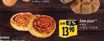 Jip Šnek pizza nabídka