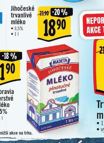 Jip Trvanlivé mléko 3,5% nabídka