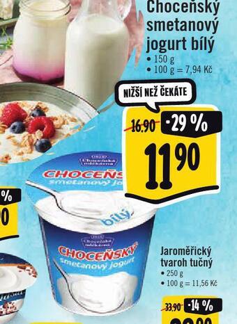 Jip Choceňský smetanový jogurt bílý nabídka