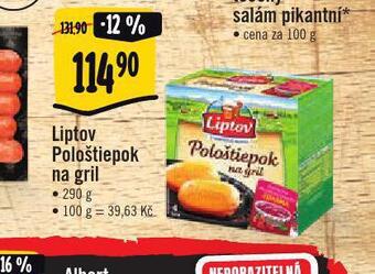 Jip Liptov pološtiepok na gril nabídka