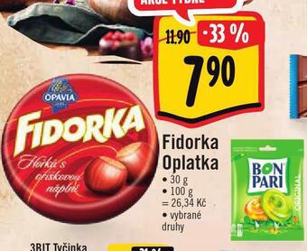 Jip Fidorka oplatka nabídka