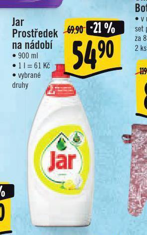 Jip Jar prostředek na nádobí nabídka