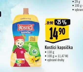 Albert Kostíci kapsička nabídka