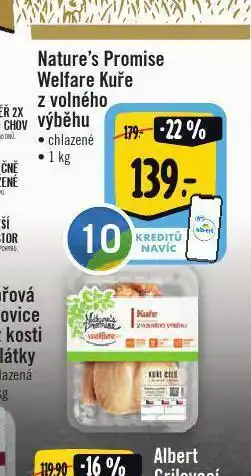Albert Welfare kuře z volného výběhu nabídka