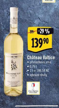 Albert Chateau valtice nabídka