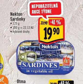 Albert Nekton sardinky nabídka