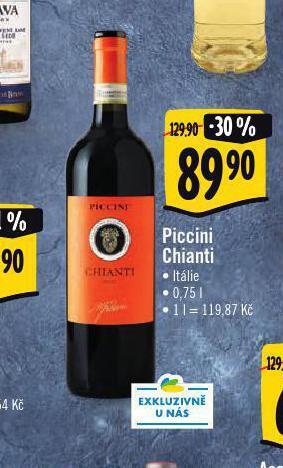 Albert Piccini chianti nabídka
