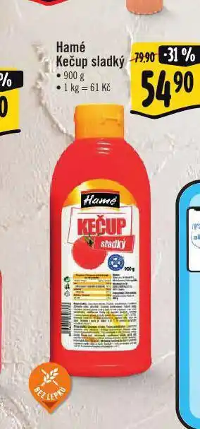 Albert Hamé kečup nabídka
