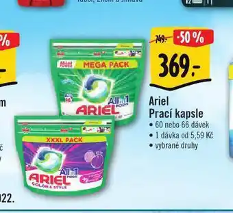 Albert Ariel kapsle na praní nabídka