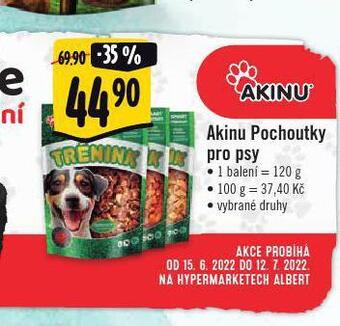 Albert Akinu pochoutky pro psy nabídka