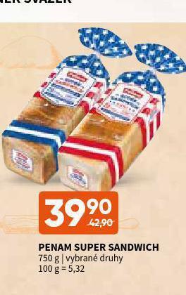 Terno Penam super sandwich nabídka