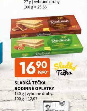 Terno Sladká tečka rodinné oplatky nabídka