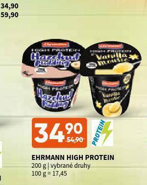 Terno Ehrmann high protein nabídka