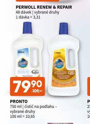 Terno Pronto čistič na podlahu nabídka