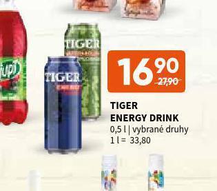 Terno Tiger energy drink nabídka