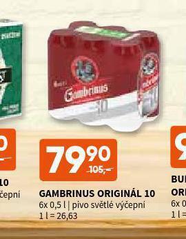 Terno Pivo gambrinus nabídka