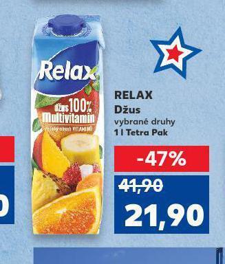 Kaufland Relax džus nabídka