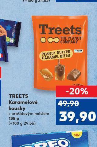 Treets karamelové kousky