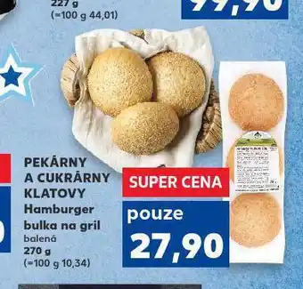 Kaufland Hamburger bulka na gril nabídka