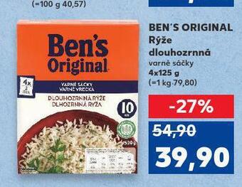 Kaufland Ben´s originál rýže dlouhozrnná nabídka