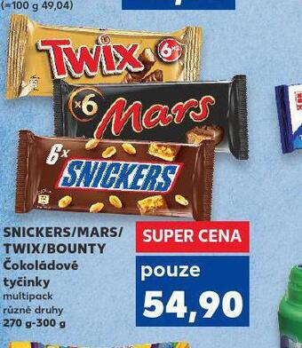 Snickers / mars / twix / bounty