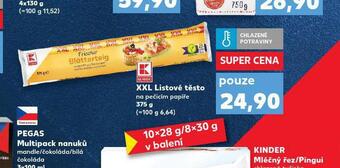 Kaufland Xxl listové těsto nabídka