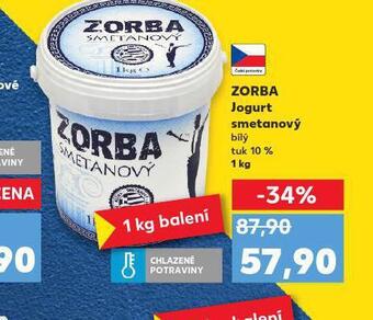 Kaufland Zorba jogurt smetanový nabídka