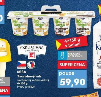 Kaufland Míša tvarohový mls nabídka