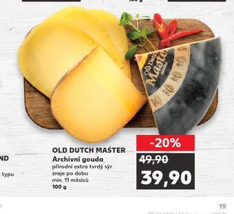 Kaufland Old dutch master archivní gouda nabídka