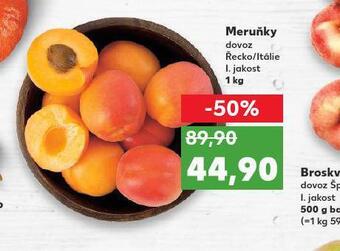 Kaufland Meruňky nabídka