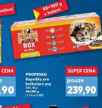 Kaufland Propesko kapsičky pro kočky nabídka