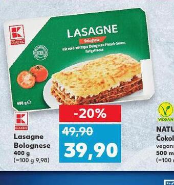 Kaufland Lasagne bolognese nabídka