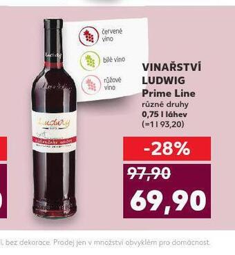 Vinařství ludwig prime line