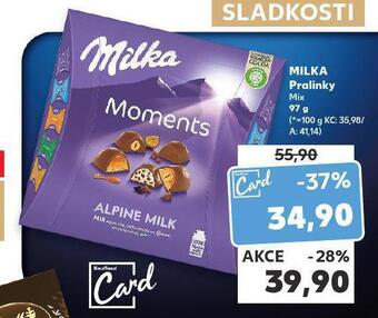Kaufland Milka pralinky nabídka