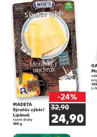 Kaufland Madeta sýrařův výběr / lipánek nabídka